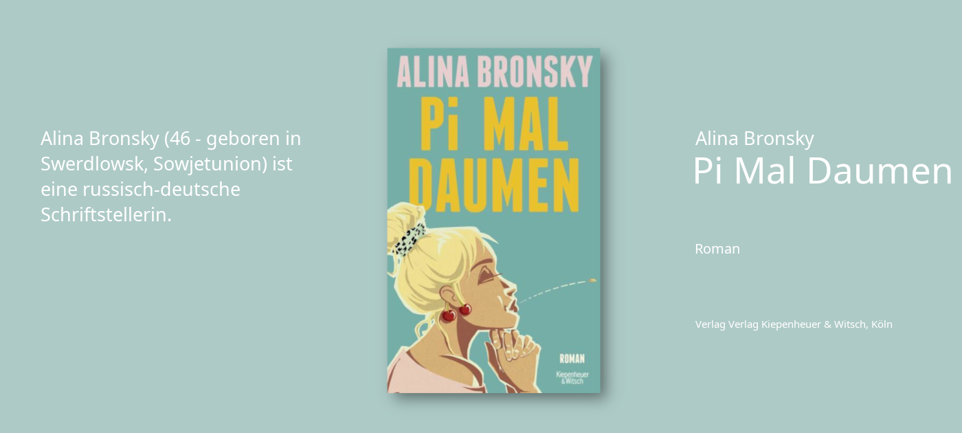 Alina Bronsky - Buchhandlung Lesezeit